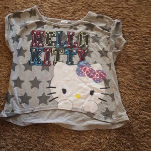 hello kitty belly shirt